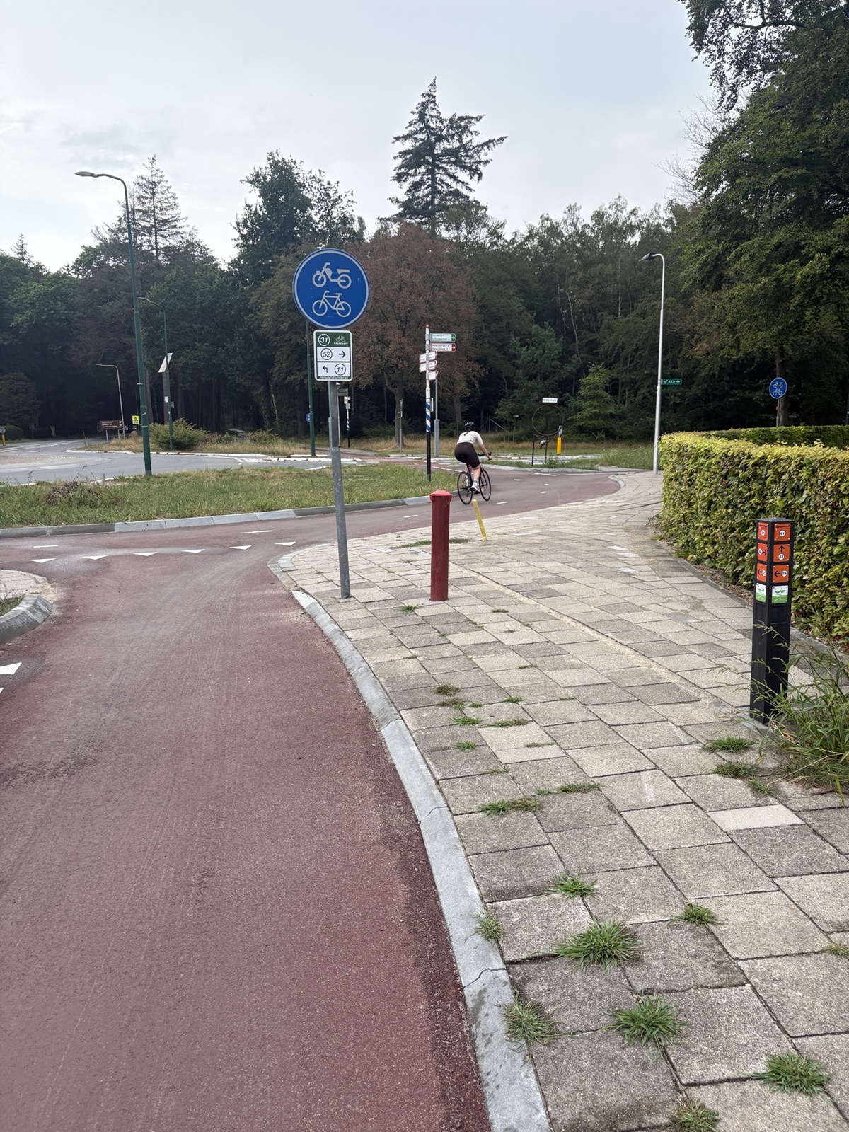 bocht niet te scherp maken